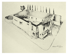 Entwurf Haus eines Malers im Tessin